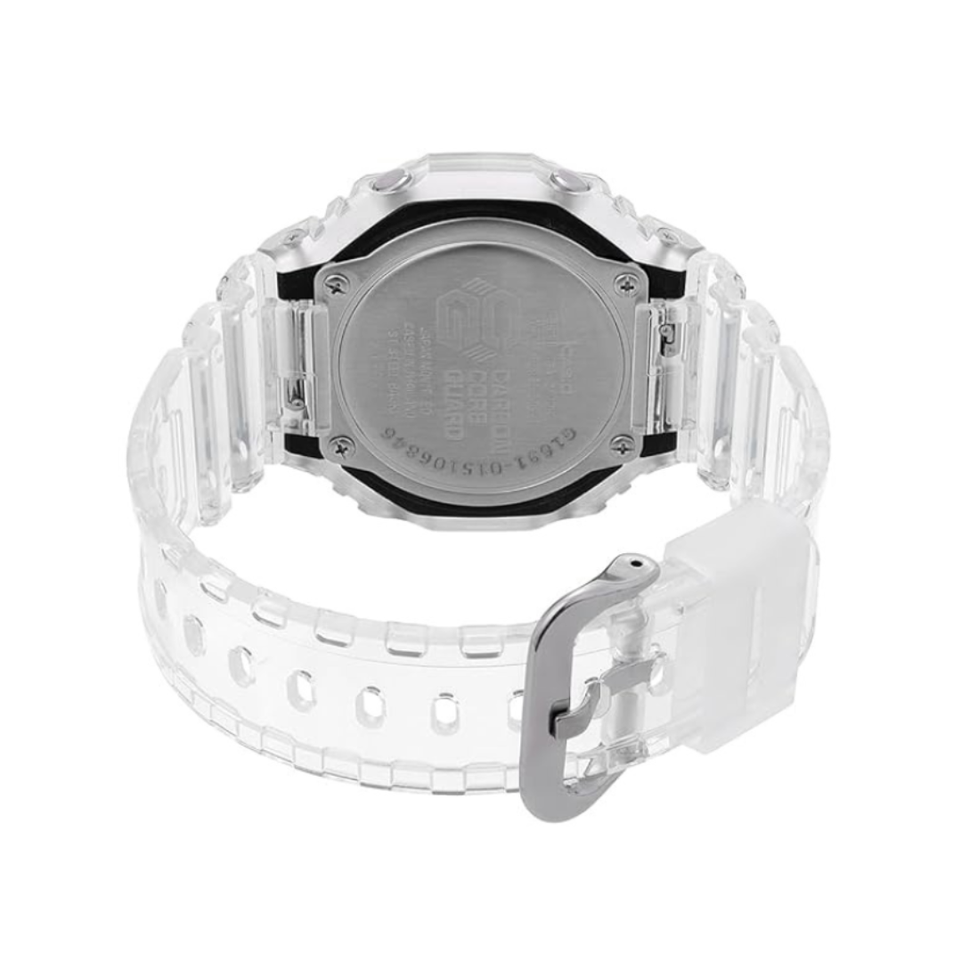 Casio GA-2100BM-7A8DR G1691 | G-Shock Men Quartz Silver Dial Analog Resin Watch