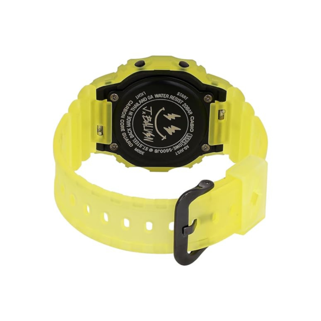 Casio DWE-5600JB-1A9DR G1652 | G-Shock Men Quartz Black Dial Digital Resin Watch
