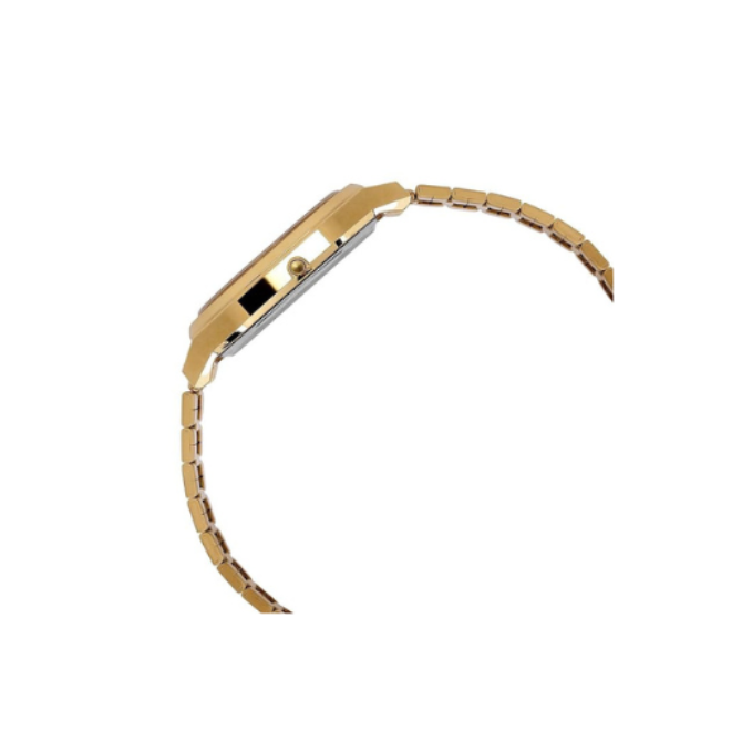 Casio AQ-240EG-9A D421 | Vintage Unisex Quartz Gold Dial Analog-Digital Stainless Steel Watch