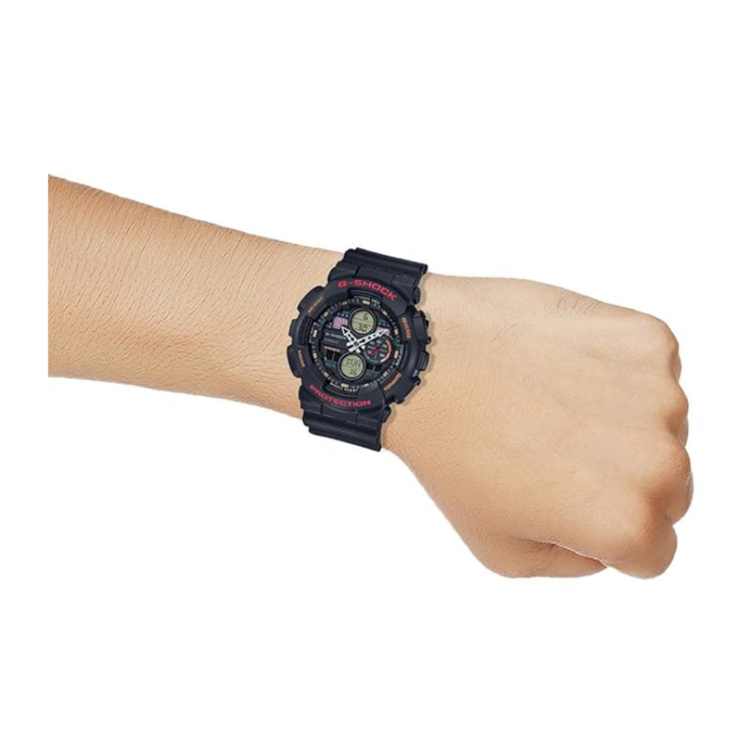 Casio GA-140-1A4DR G976 | G-Shock Men Quartz Black Dial Analog-Digital Resin Watch