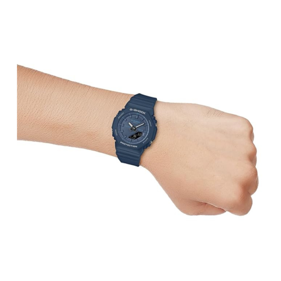 Casio GMA-P2100BA-2ADR G1797 | Women Quartz Blue Dial Analog-Digital Resin Watch