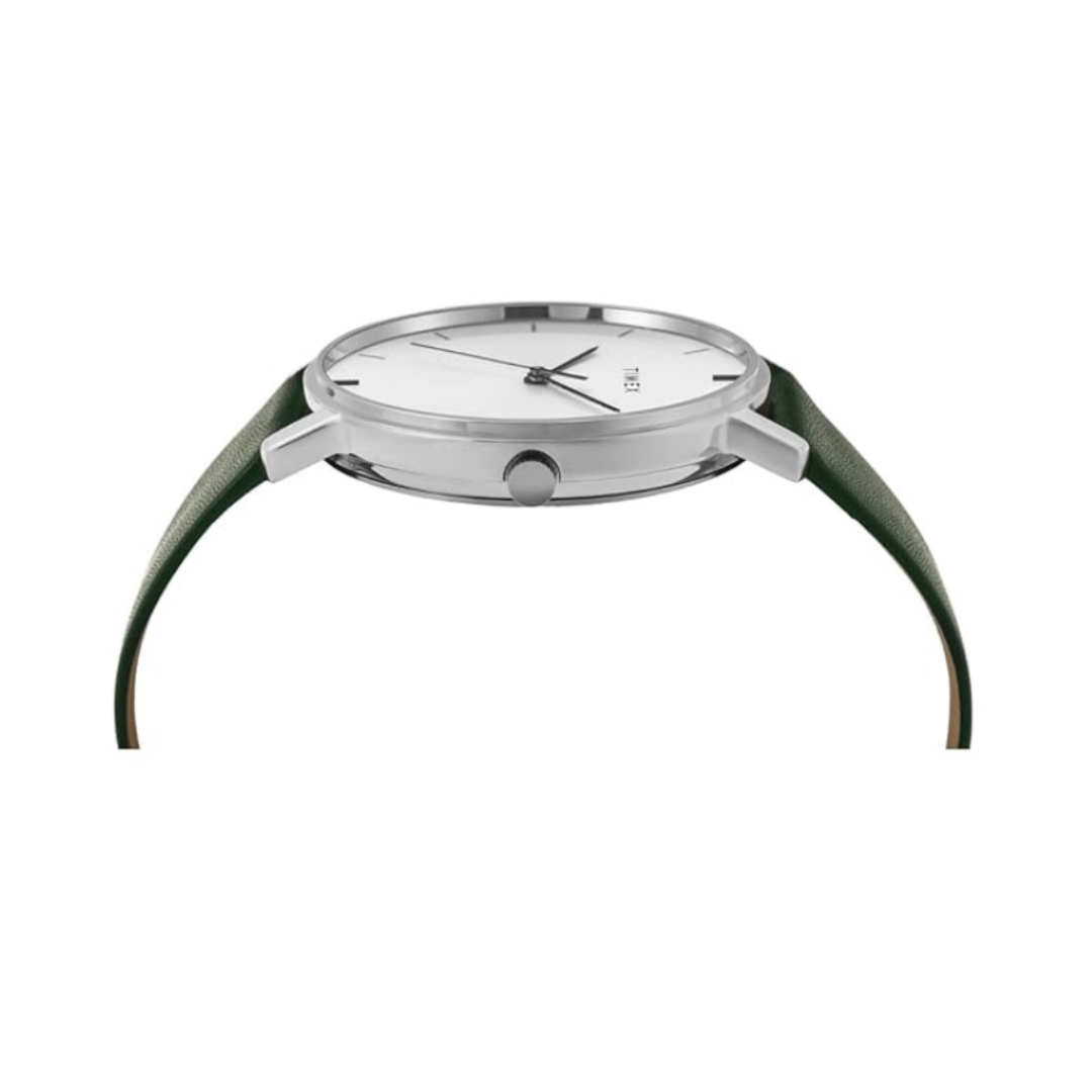 Timex TW0TG8013 | Trendline Men Quartz Silver Dial Analog Leather Watch