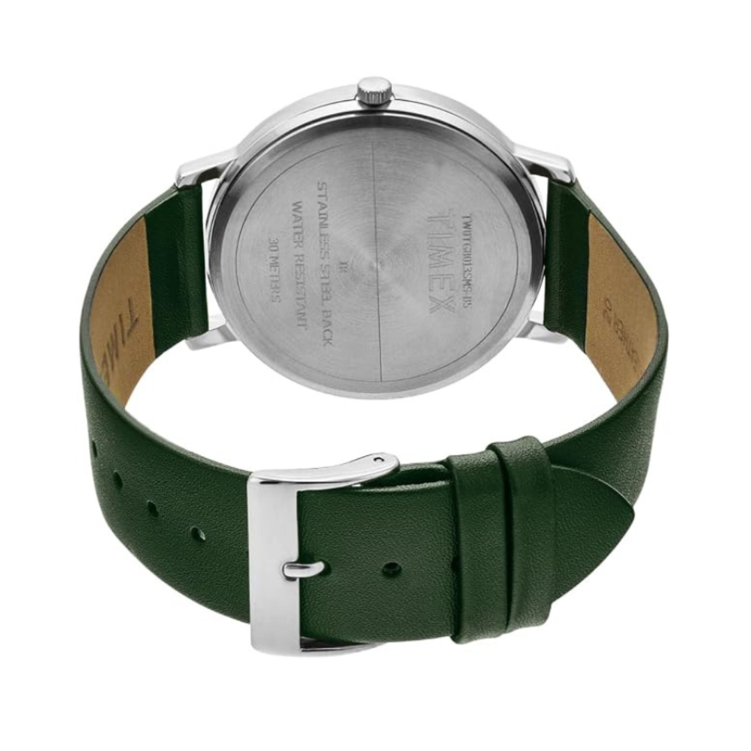 Timex TW0TG8013 | Trendline Men Quartz Silver Dial Analog Leather Watch