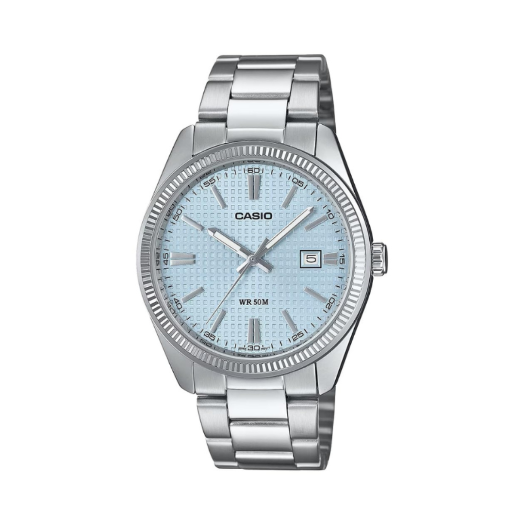 Casio MTP-1302PE-2AVEF A2394 | Enticer Men Quartz Blue Dial Analog Stainless Steel Watch