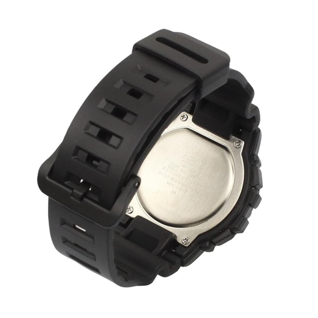Casio WS-1400H-1AVDF D269 | Youth Unisex Quartz Black Dial Digital Resin Watch