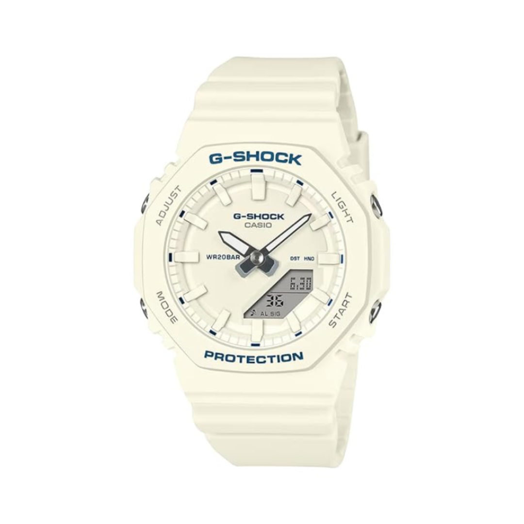 Casio GMA-P2100BA-7ADR G1798 | Women Quartz White Dial Analog-Digital Resin Watch
