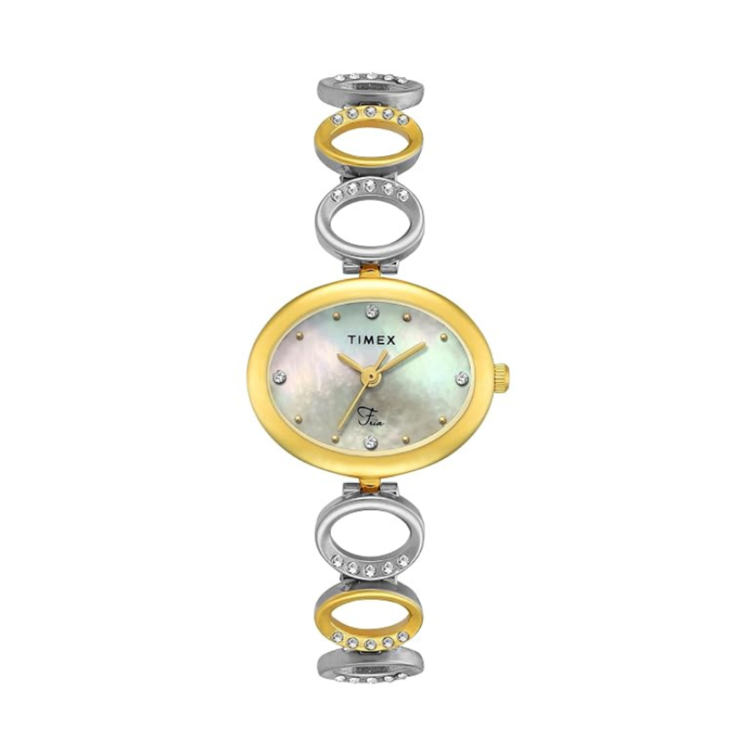 Timex TWEL24000 | Fria Women Quartz Dial Analog Brass Watch.