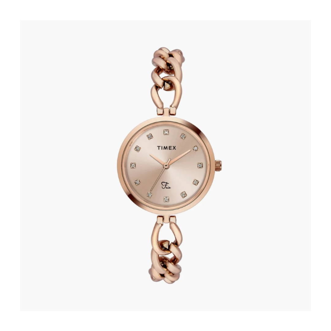 Timex TWEL23803 | Fria Women Quartz Dial Analog Brass Watch.