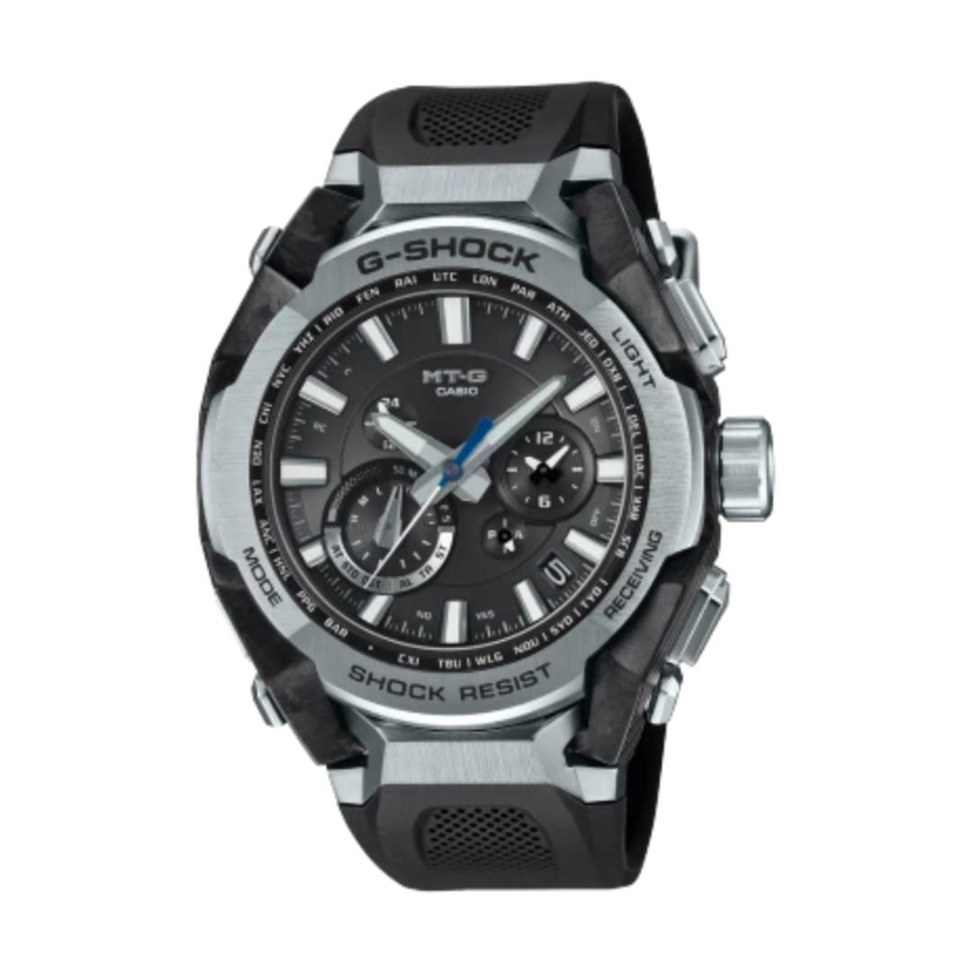 Casio MTG-B4000-1ADR G1716 | Men Solar Black Dial Analog Resin Watch