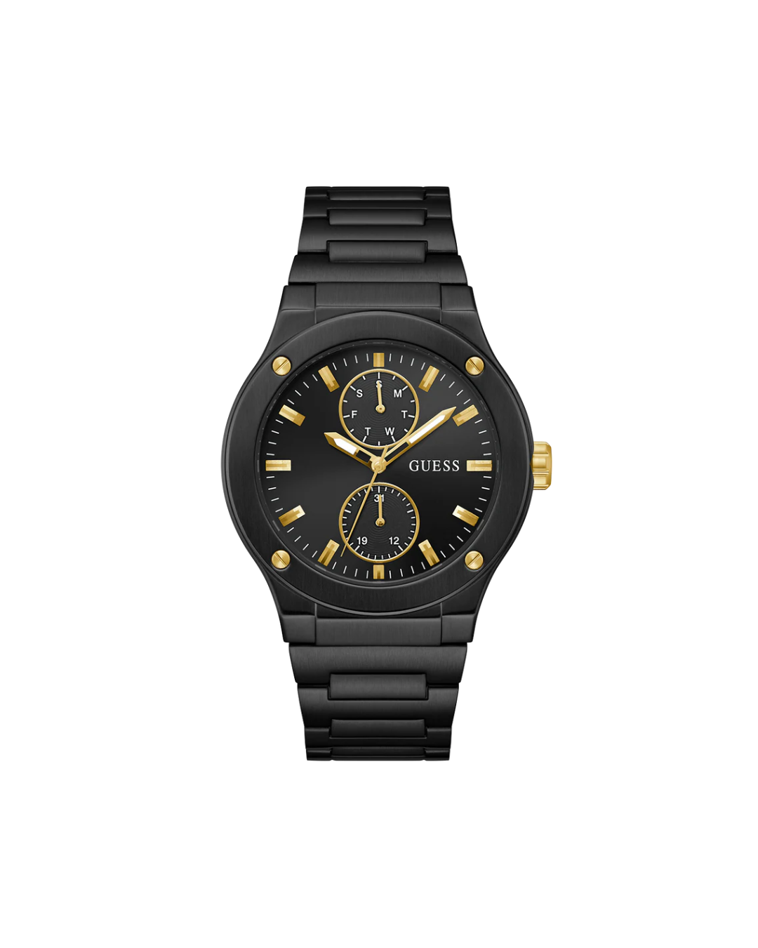 Guess GW0795G3 | Gd Jet Men Quartz Black Dial Analog Stainless Steel.