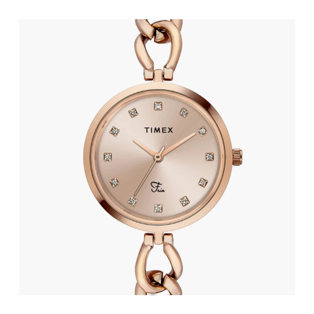 Timex TWEL23803 | Fria Women Quartz Dial Analog Brass Watch.
