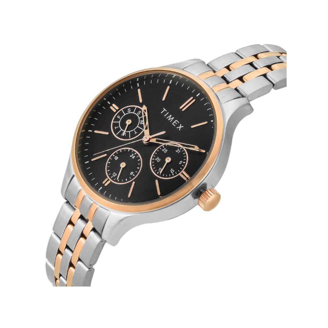 Timex TWEL14837 | Trendline Women Quartz Dial Multi-Function Stainless Steel Watch