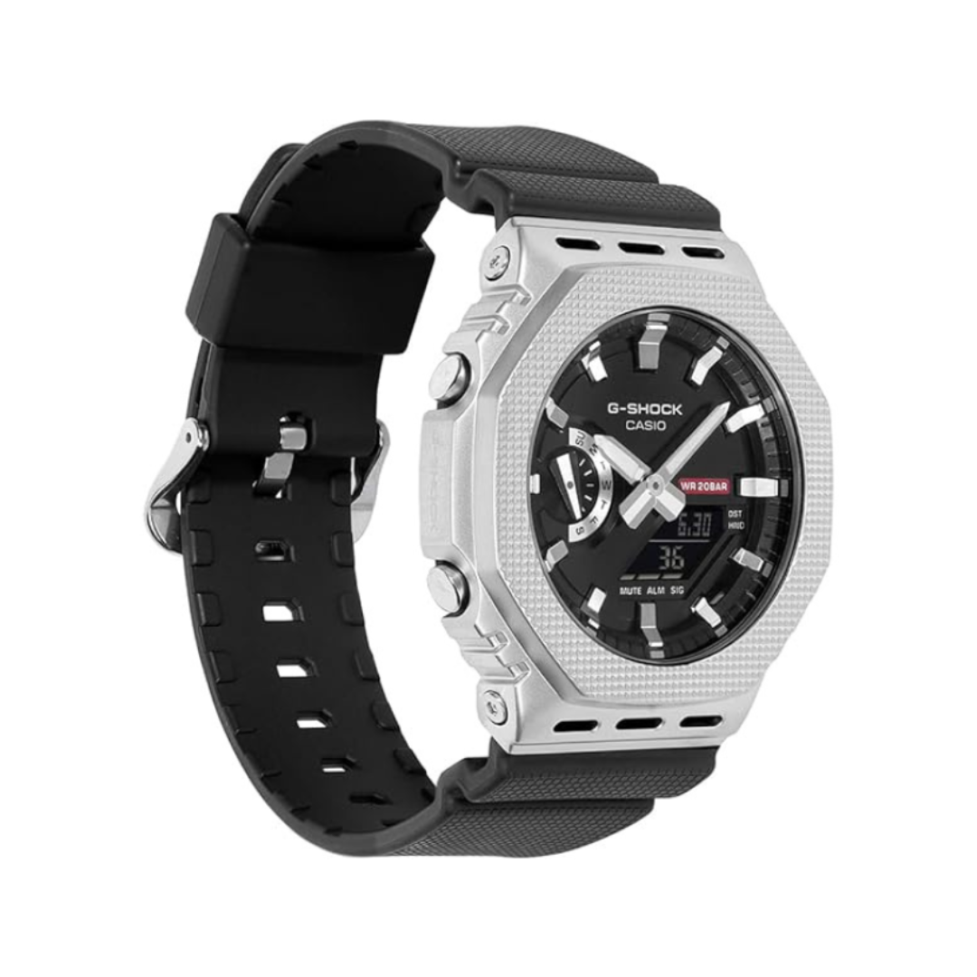 Casio GM-2100M-1ADR G1763 | G-Shock Men Quartz Black Dial Analog-Digital Resin Watch