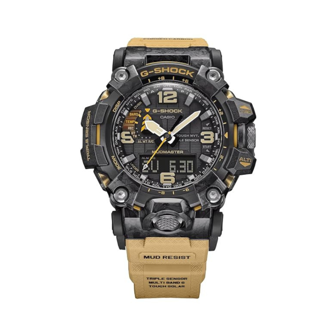 Casio GWG-2000-1A5DR G1177 | G-Shock Men Quartz Grey Dial Analog-Digital Resin Watch.