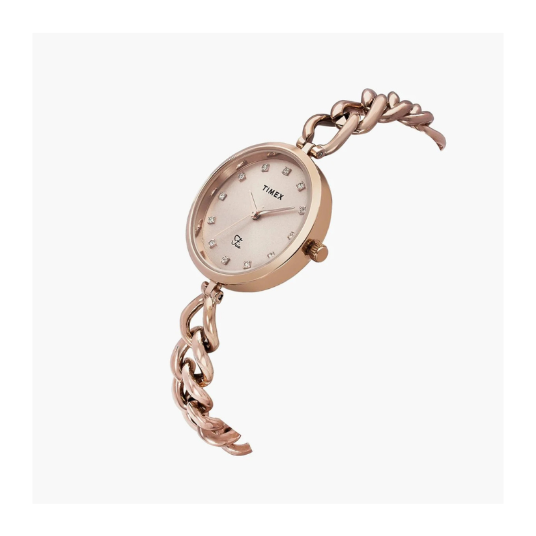 Timex TWEL23803 | Fria Women Quartz Dial Analog Brass Watch.