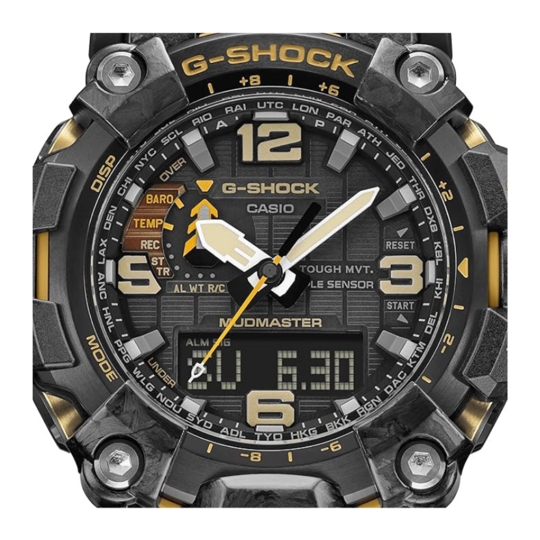 Casio GWG-2000-1A5DR G1177 | G-Shock Men Quartz Grey Dial Analog-Digital Resin Watch.