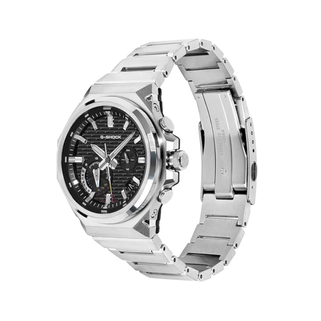 Casio GST-B1000D-1ADR G1770 | G-Shock Men Solar Black Dial Analog Stainless Steel Watch