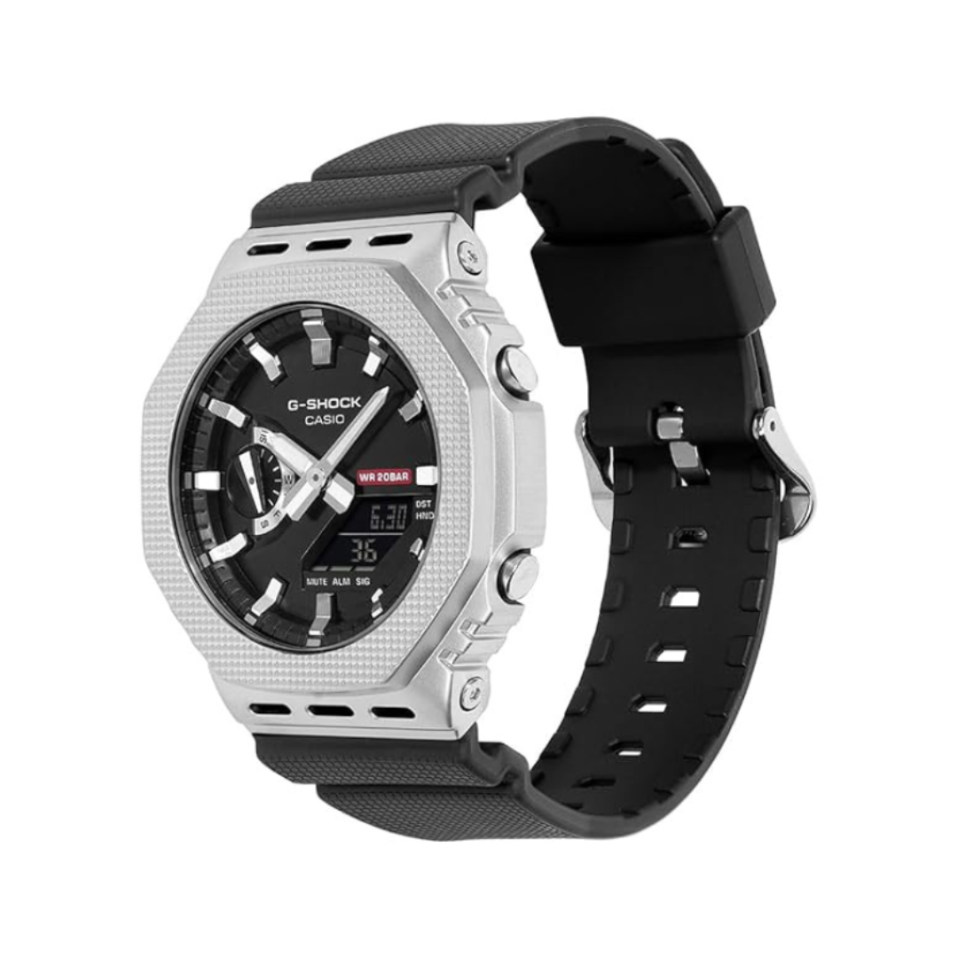 Casio GM-2100M-1ADR G1763 | G-Shock Men Quartz Black Dial Analog-Digital Resin Watch