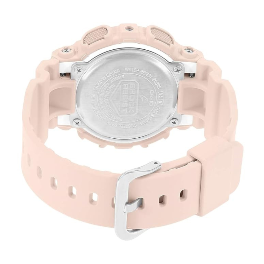 Casio GMA-S120MF-4ADR G732 | G-Shock Women Quartz Rose Gold Dial Analog-Digital Resin Watch
