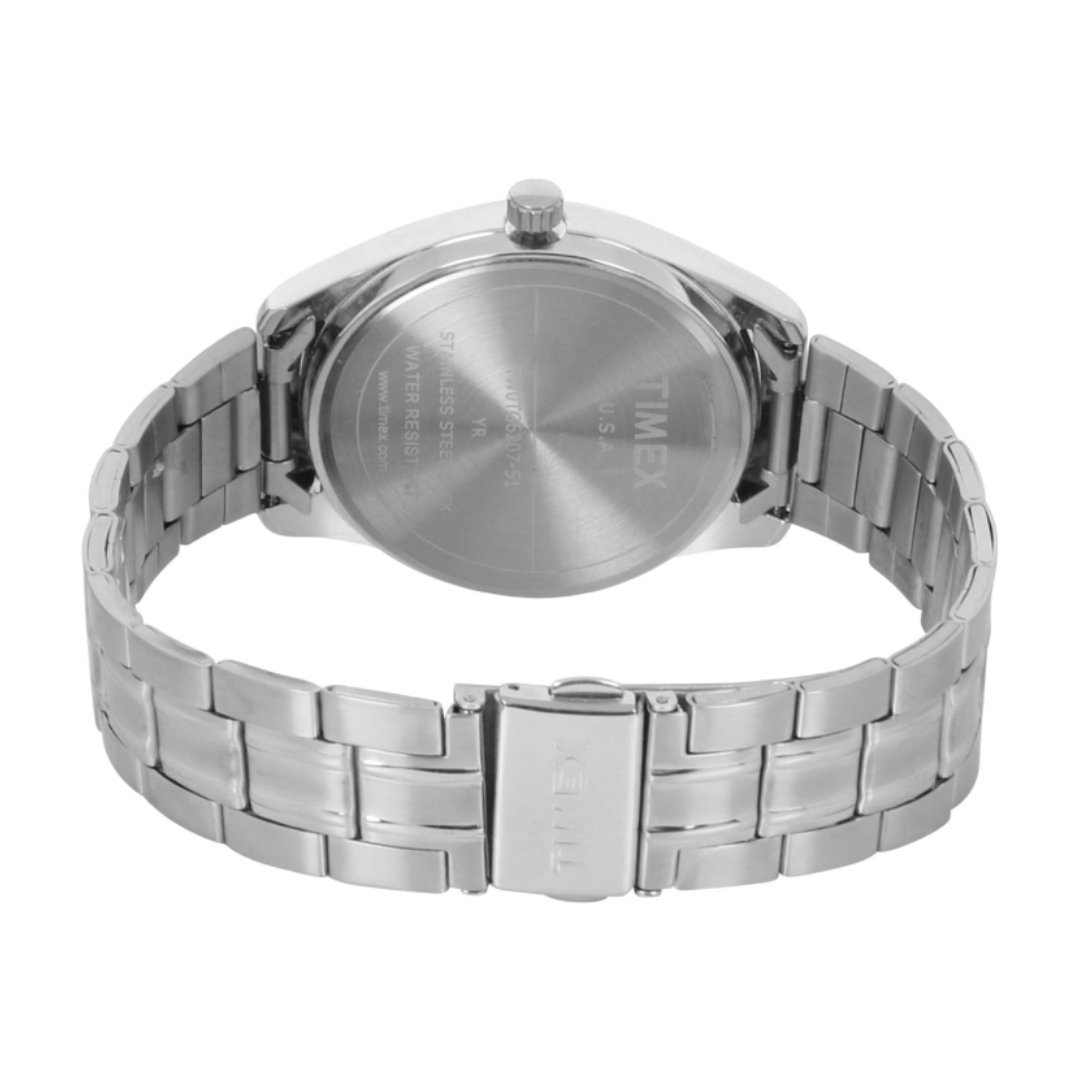Timex TW0TG6207 | Timex Analog Silver Dial Men's Watch.