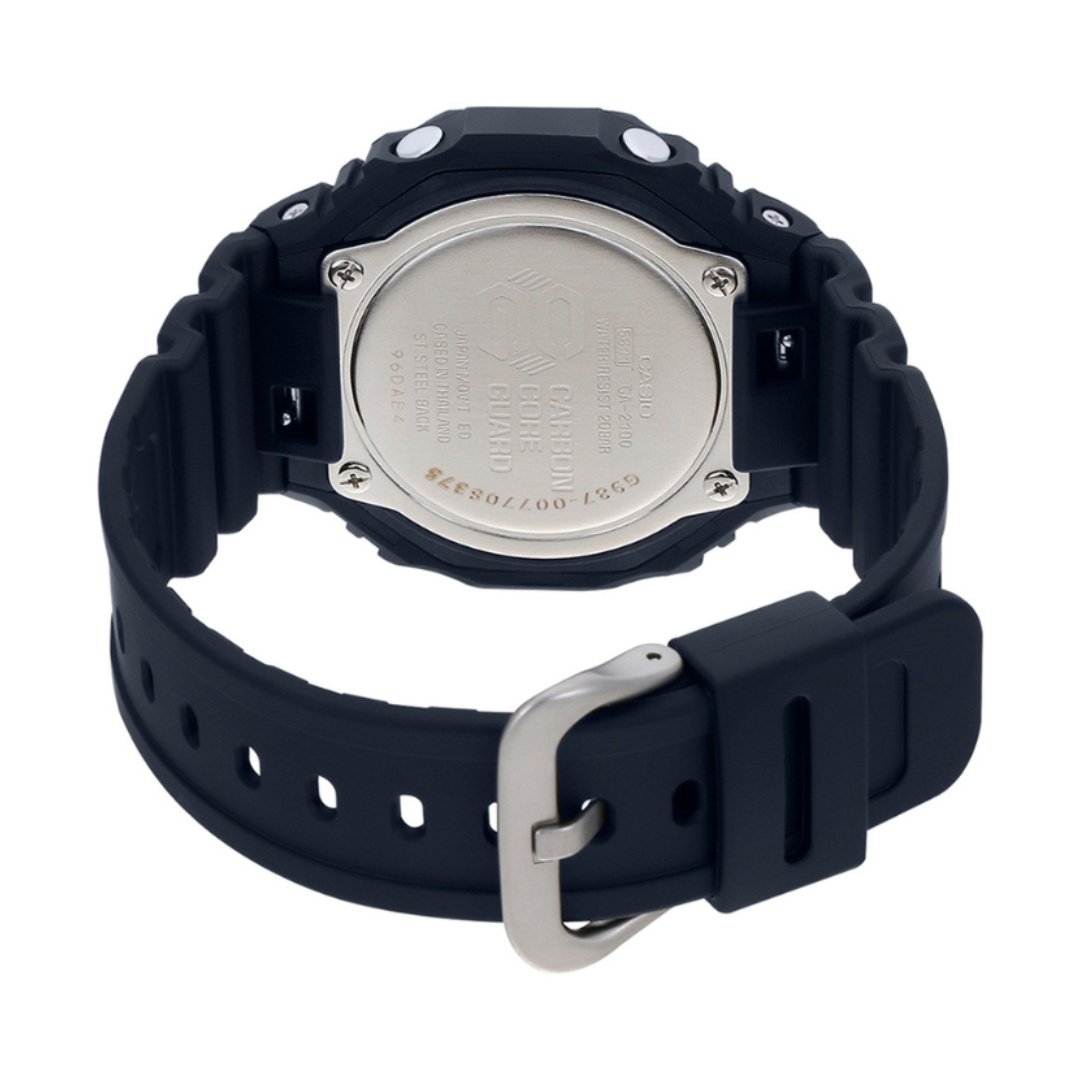 Casio GA-2100-1A1DR G987 | G-Shock Men Quartz Black Dial Analog-Digital Resin Watch