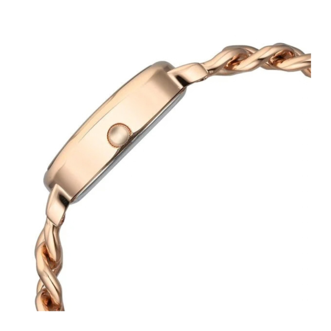 Titan 95309WM01 | Titan Raga Showstopper Quartz Analog Rose Gold Dial Metal Strap Watch For Women