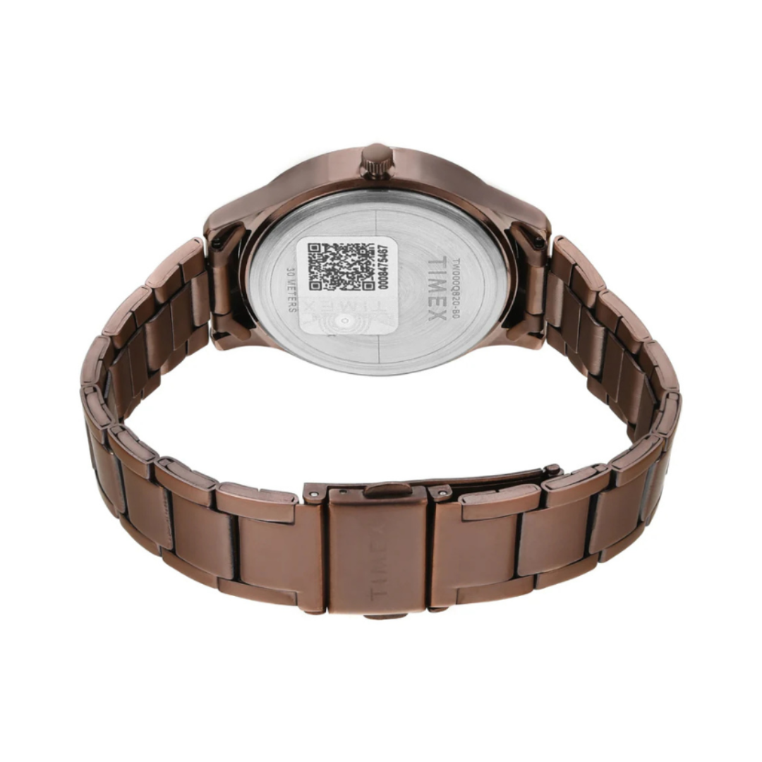 Timex TW000Q820 | Timex Women Brown Round Multifunction Dial Watch