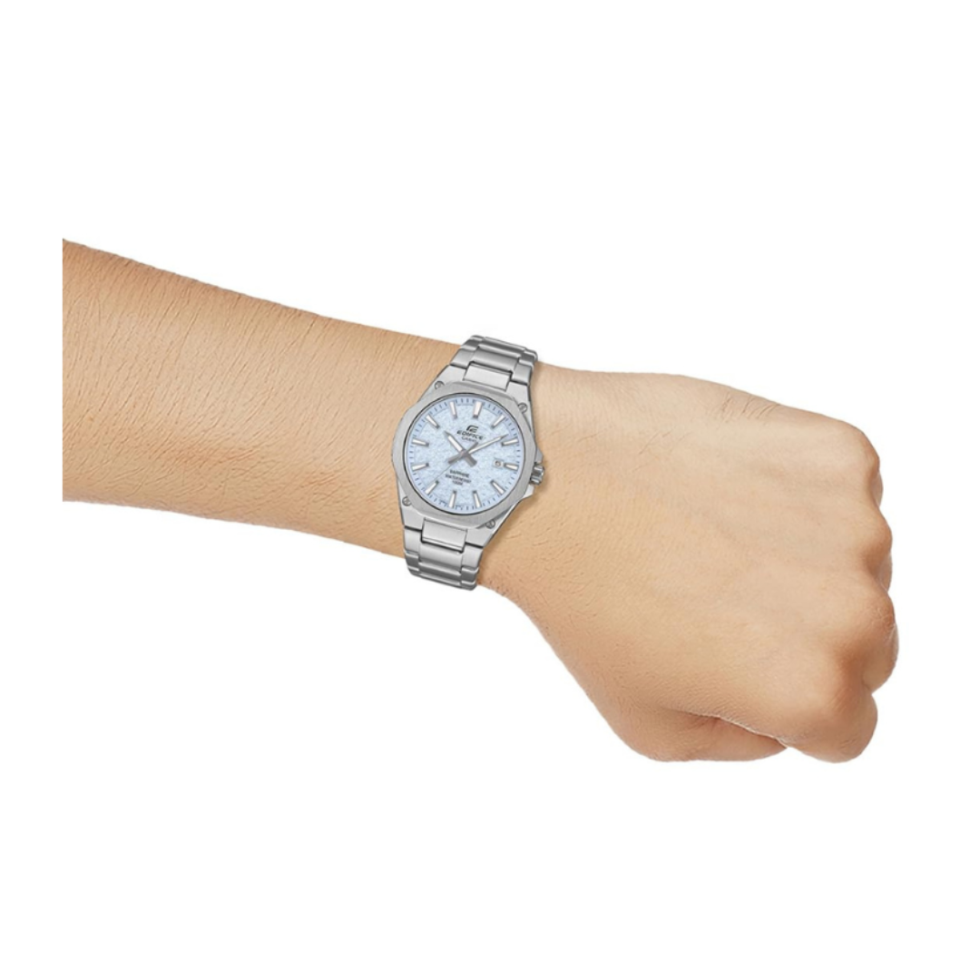 Casio EFR-S108DE-2AVUDF ED677 | Edifice Men Quartz Blue Dial Analog Stainless Steel Watch