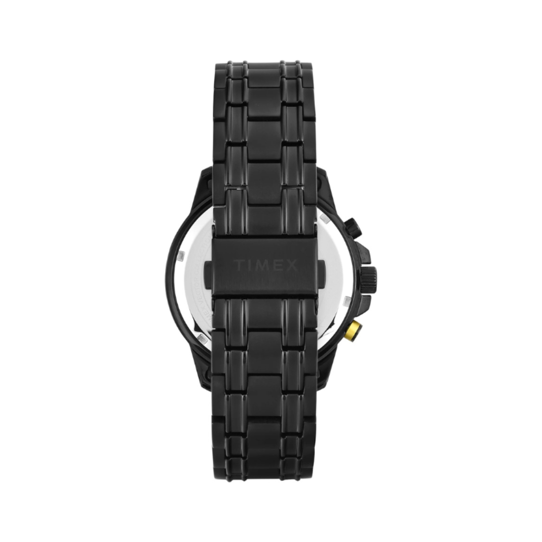 Timex TWEG35003 | Timex Vector Round 46mm Black Dial Analog Men Watch.