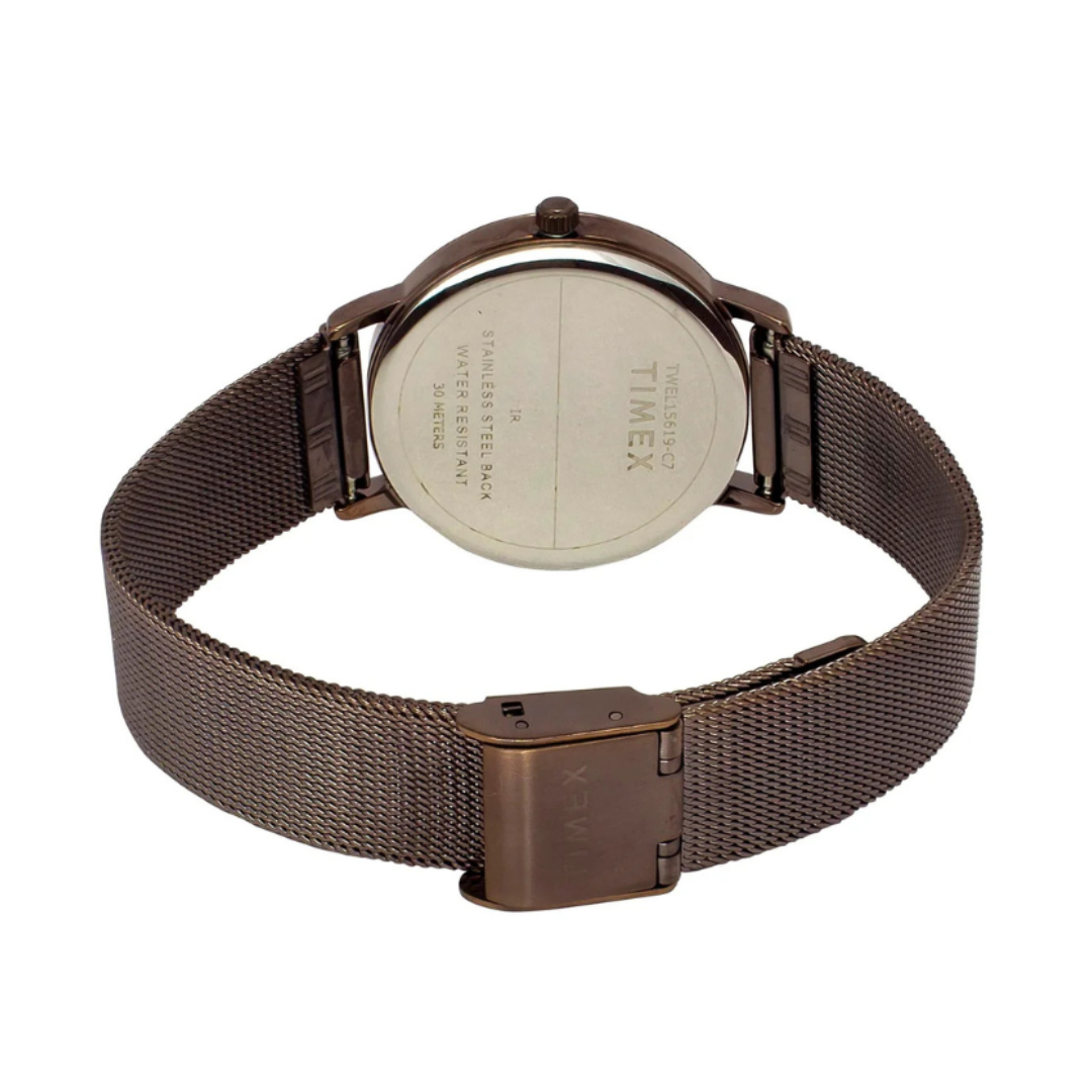 Timex TWEL15619 | Trendline Women Quartz Dial Analog Stainless Steel Watch.