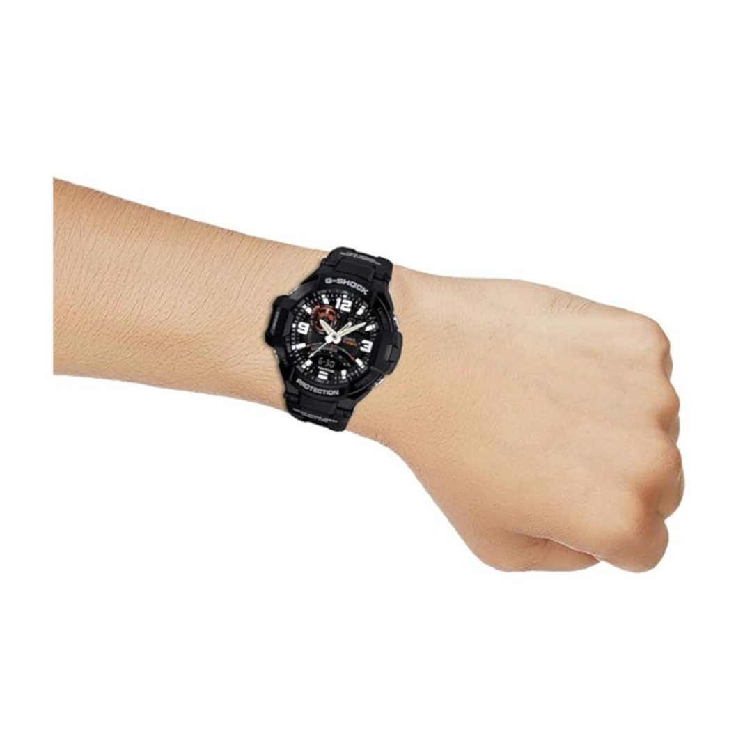 Casio GA-1000-1ADR G435 | G-Shock Men Quartz Black Dial Analog-Digital Resin Watch