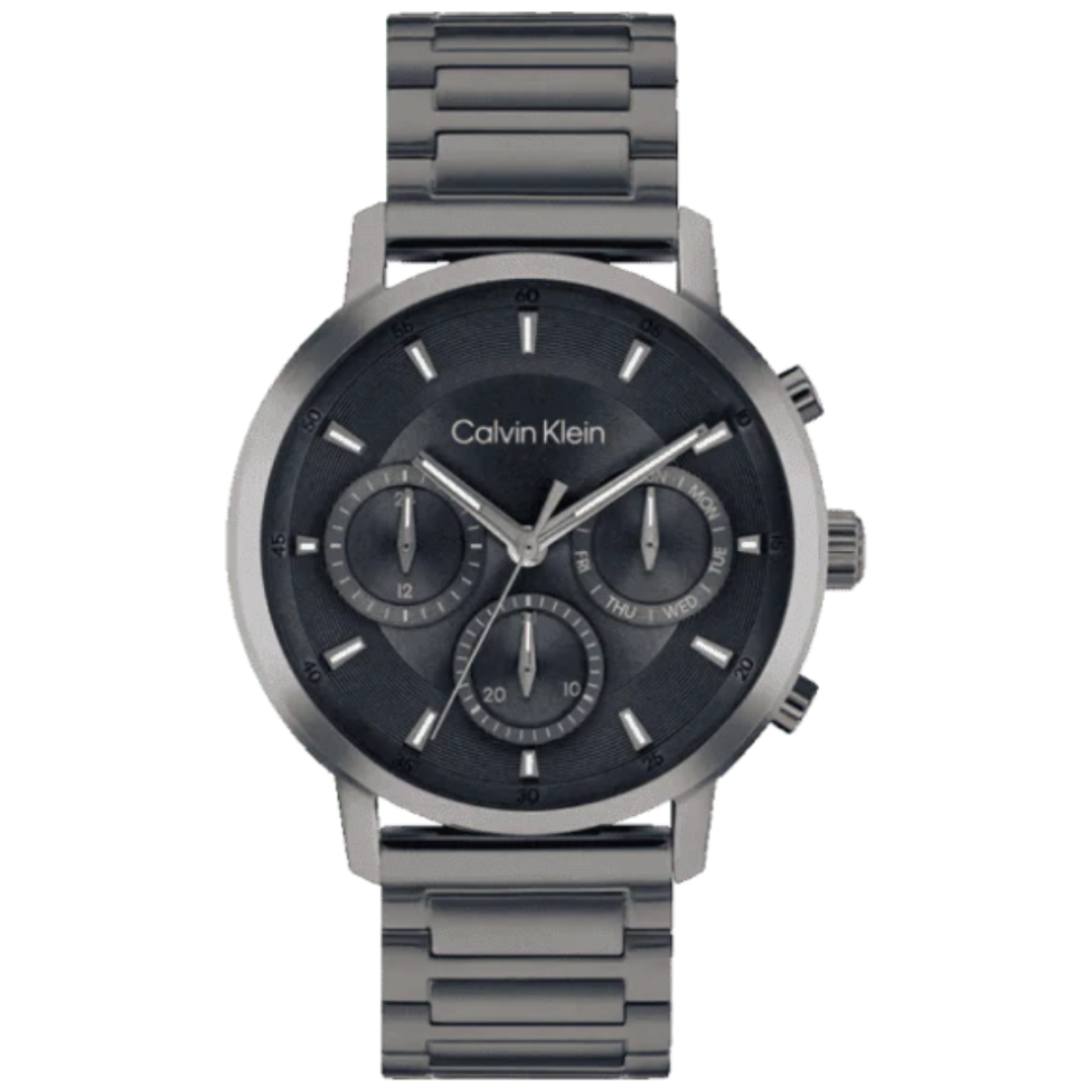 Calvin Klein 25200495 | Men Quartz Blue Dial Chronograph Stainless Steel Watch