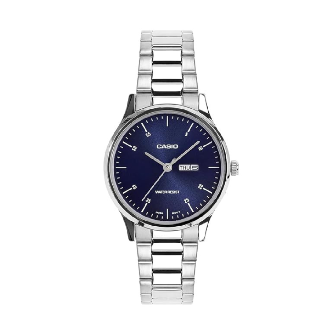 Casio LTP-SN8YD-2B A2502 | LTP Women Quartz Blue Dial Analog Stainless Steel Watch