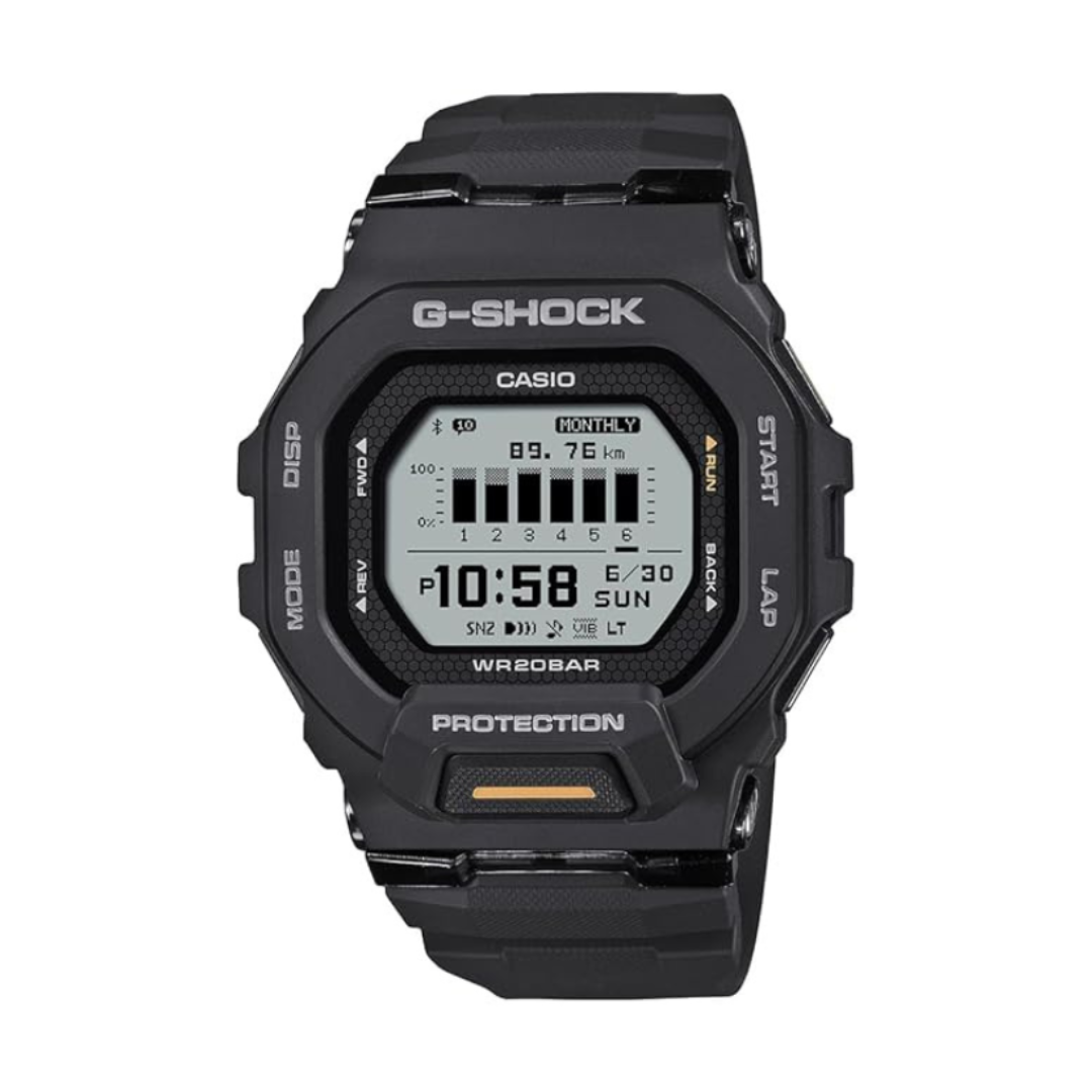 Casio GBD-200-1A1DR G1760 | G-Shock Men Quartz Transparent Dial Digital Resin Watch.