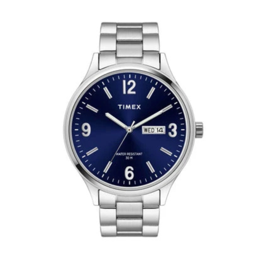 Timex TWEG18420 | Trendline Men Quartz Dial Analog Stainless Steel Watch.