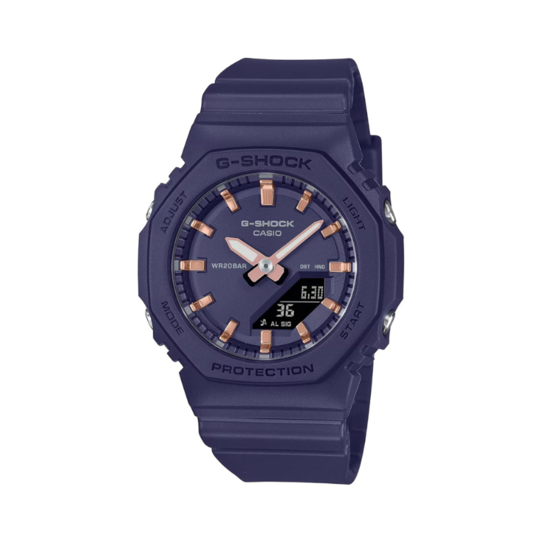 Casio GMA-P2100M-2ADR G1698 | G-Shock Women Quartz Navy Dial Analog-Digital Resin Watch
