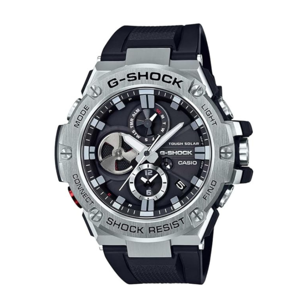 Casio GST-B100-1ADR G789 | G-Shock Men Quartz Black Dial Chronograph Resin Watch