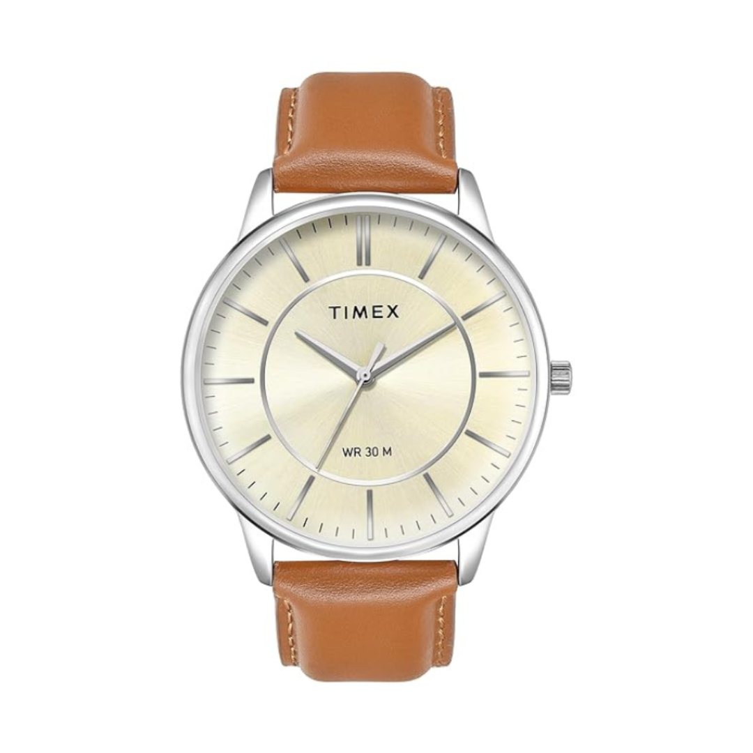 Timex TWTG12100 | Trendline Men Quartz Dial Analog Leather Watch.