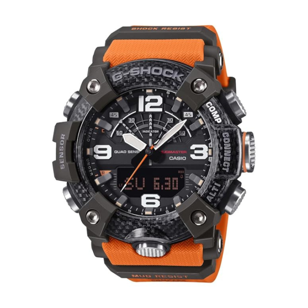 Casio GG-B100X-1A9DR G1791 | Mudmaster Men Quartz Black Dial Analog Resin Watch