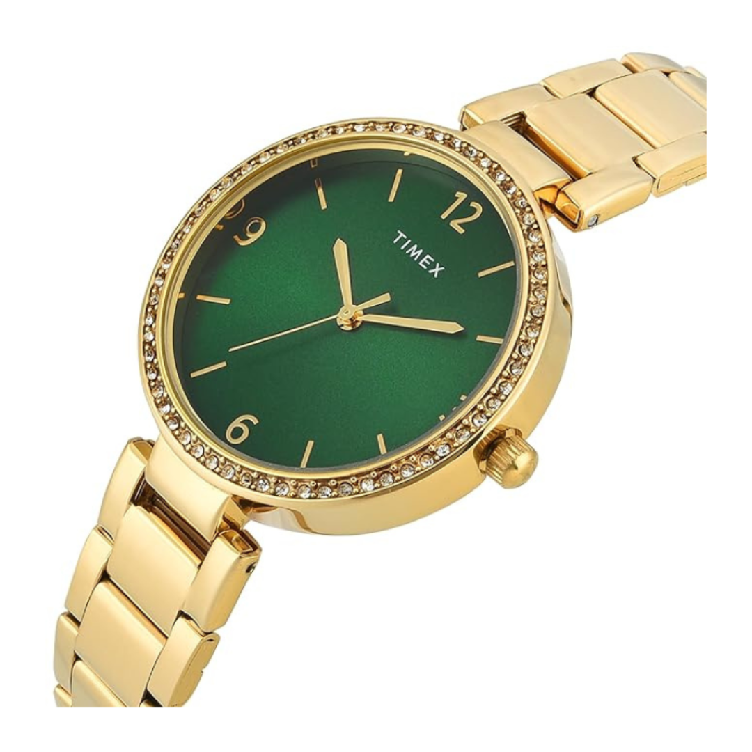 Timex TWEL18719 | Trendline Women Quartz Dial Analog Stainless Steel Watch.