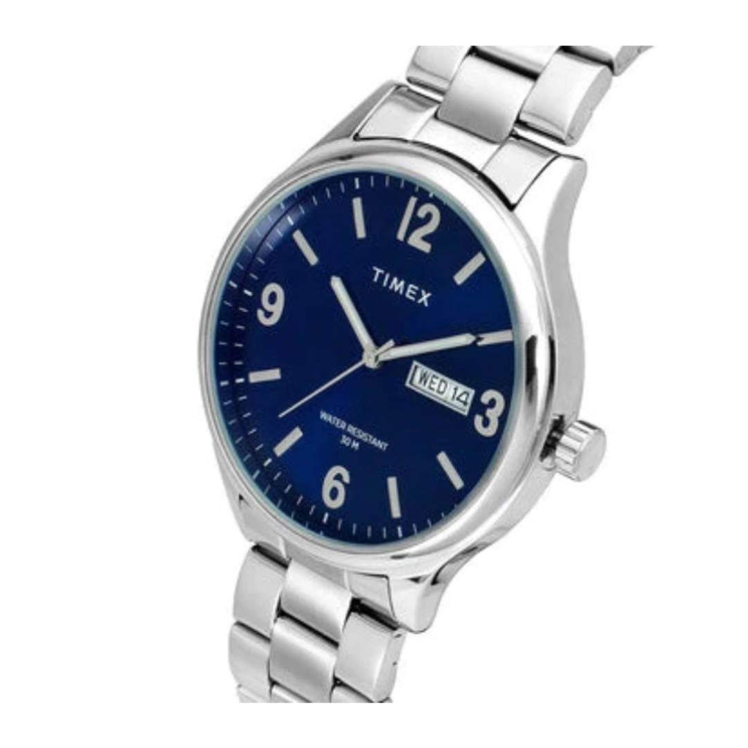 Timex TWEG18420 | Trendline Men Quartz Dial Analog Stainless Steel Watch.