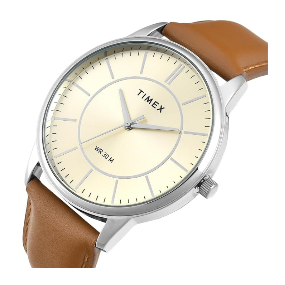 Timex TWTG12100 | Trendline Men Quartz Dial Analog Leather Watch.