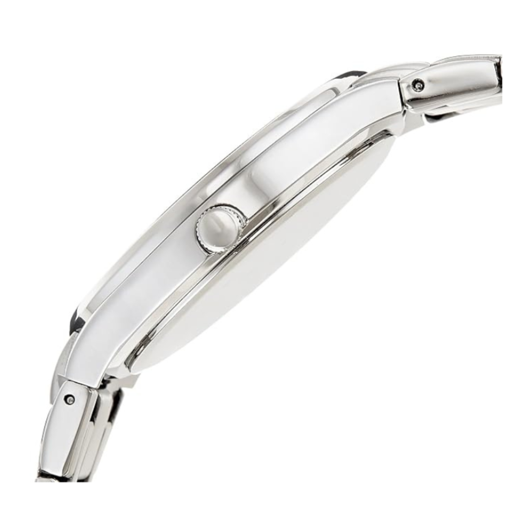 Timex TI000F90300 | Timex E-Class Analog Silver Dial Men's Watch.