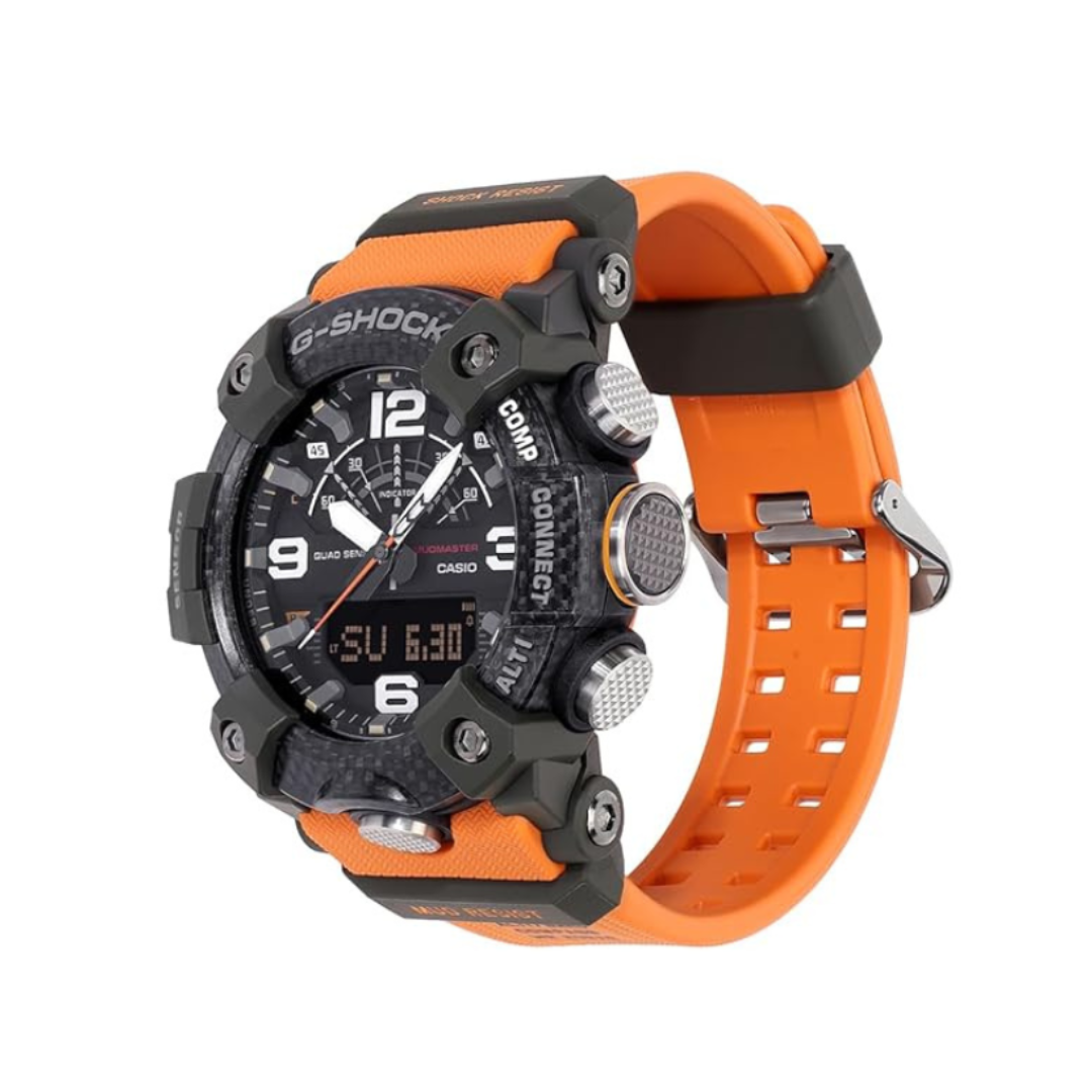 Casio GG-B100X-1A9DR G1791 | Mudmaster Men Quartz Black Dial Analog Resin Watch