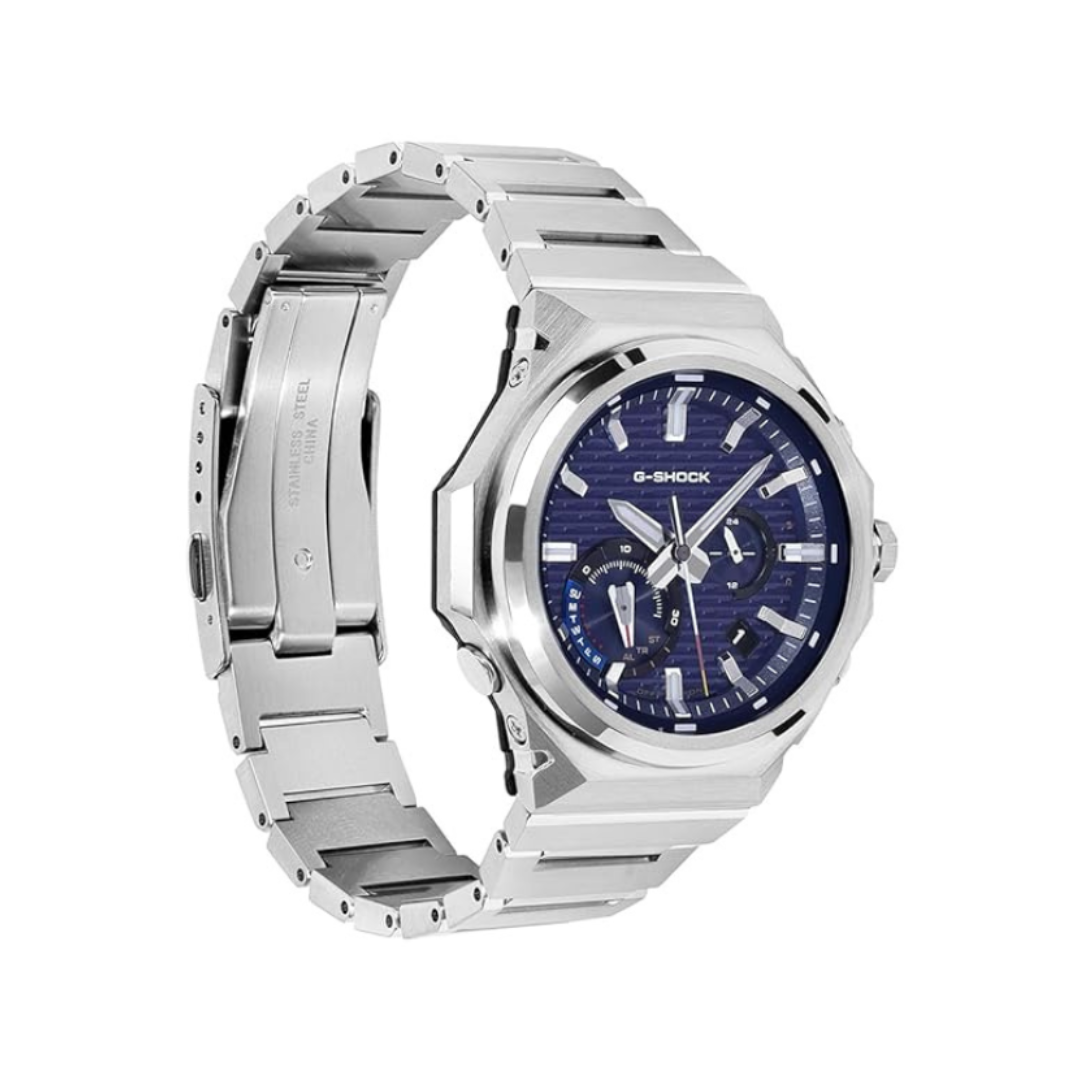 Casio GST-B1000D-2ADR G1771 | G-Shock Men Solar Blue Dial Chronograph Stainless Steel Watch