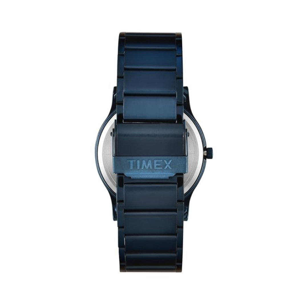 Timex TW000R460 | Trendline Men Quartz Blue Dial Analog Stainless Steel Watch