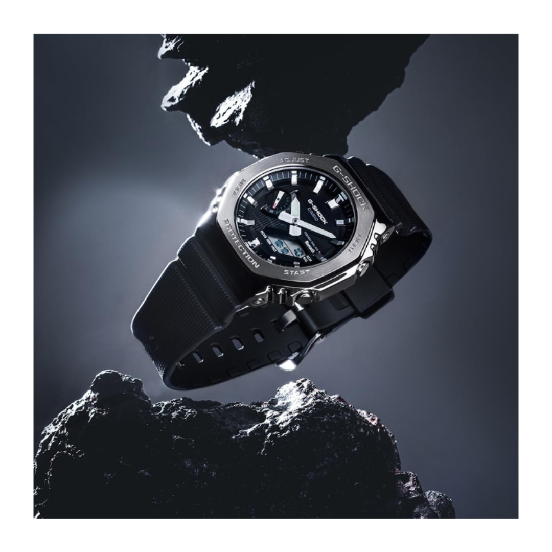 Casio GBM-2100-1ADR G1581 | G-Shock Men Quartz Black Dial Analog-Digital Resin Watch