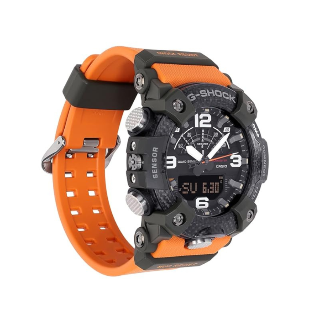 Casio GG-B100X-1A9DR G1791 | Mudmaster Men Quartz Black Dial Analog Resin Watch
