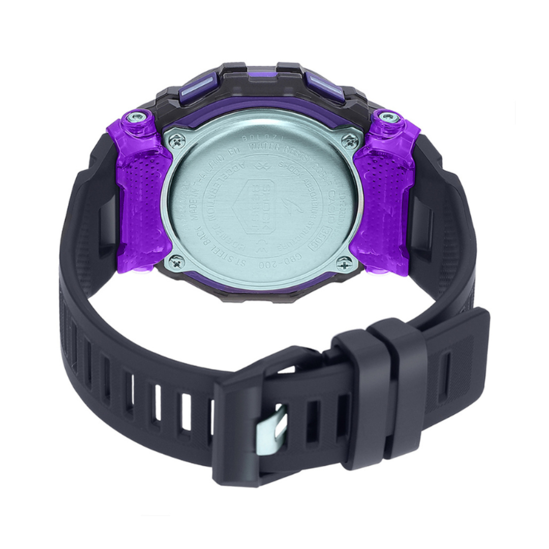 Casio GBD-200SM-1A6DR G1196 | G-Shock Men Quartz Black Dial Digital Resin Watch.