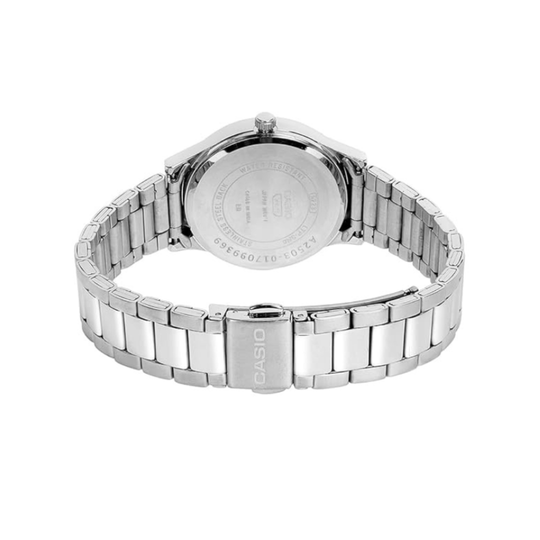 Casio LTP-SN8YD-2B A2502 | LTP Women Quartz Blue Dial Analog Stainless Steel Watch